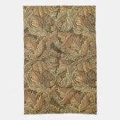 Acanthus Leaves van William Morris, Antiek textiel Theedoek (Verticaal)