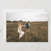 Acanthus mollis watercolor bruiloft kaart (Achterkant)