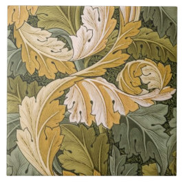 Acanthus ontworpen door William Morris 1875 Tegeltje