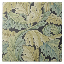 Acanthus ontworpen door William Morris 1875 Tegeltje