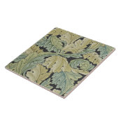 Acanthus ontworpen door William Morris 1875 Tegeltje (Zijkant)