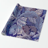 Acanthus Paars, William Morris Cadeaupapier (Uitgerold)