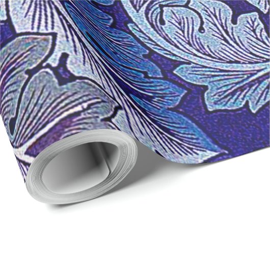 Acanthus Paars, William Morris Cadeaupapier (Rol Hoek)