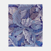 Acanthus Paars, William Morris Fleece Deken (Voorkant)