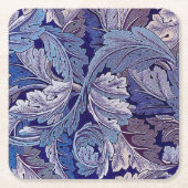 Acanthus Paars, William Morris Kartonnen Onderzetters (Voorkant)