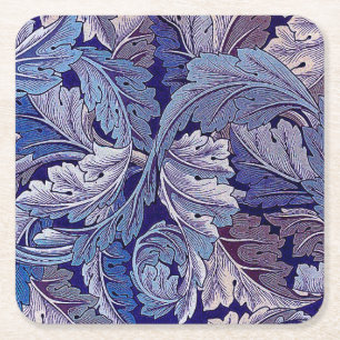 Acanthus Paars, William Morris Kartonnen Onderzetters
