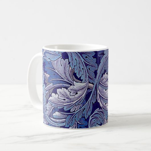 Acanthus Paars, William Morris Koffiemok (Voorkant links)