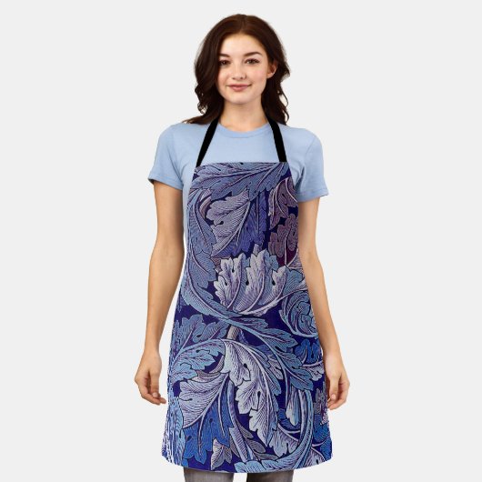 Acanthus Paars, William Morris Schort (Gedragen)