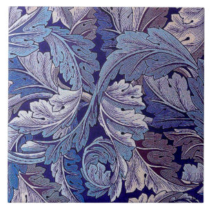 Acanthus Paars, William Morris Tegeltje