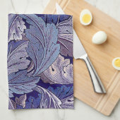 Acanthus Paars, William Morris Theedoek (Quarter Fold)