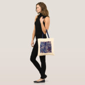 Acanthus Paars, William Morris Tote Bag (Voorkant (model))