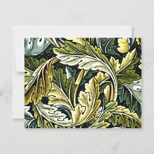 Acanthus, populair patroon van William Morris Kaart (Voorkant)