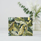 Acanthus, populair patroon van William Morris Kaart (Staand voorkant)