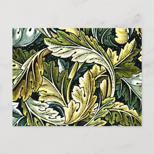 Acanthus, populair William Morris-patroon, Briefkaart (Voorkant)