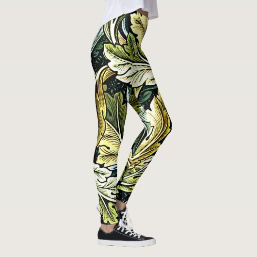 Acanthus, populair William Morris-patroon, Leggings (Rechts)