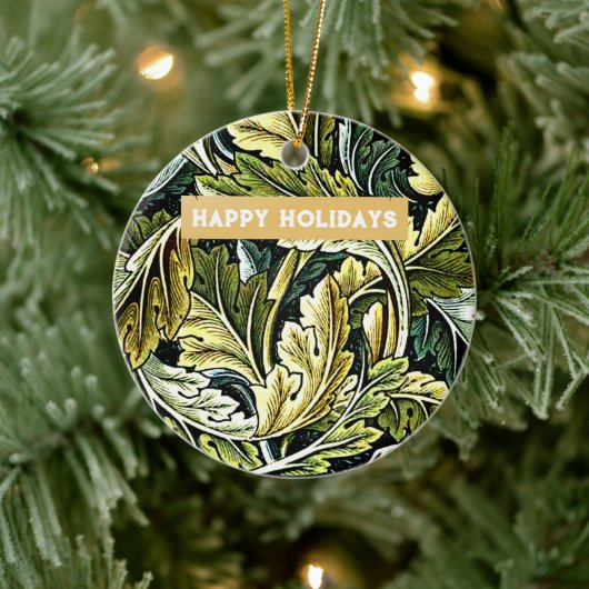 Acanthus, Prettig feest, Keramisch Ornament (Boom)