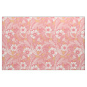 Acanthus roos cantaloupe stof (Fat Quarter)