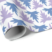 Acanthus Row in Blue and Purple Cadeaupapier (Rol Hoek)