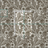 Acanthus thee sterk wit stof (Delen)