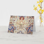 Acanthus (van William Morris) Kaart (Gele Bloem)