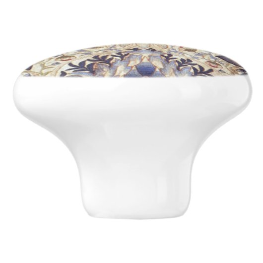 Acanthus (van William Morris) Keramische Knop (Zijkant)