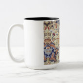 Acanthus (van William Morris) Tweekleurige Koffiemok (Links)