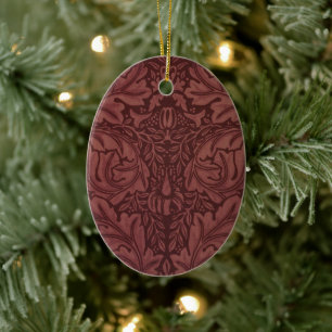 Acanthus van William Morris, Vintage Bloemendecora Keramisch Ornament