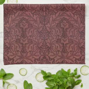 Acanthus van William Morris, Vintage bloemendeksto Theedoek