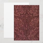 Acanthus van William Morris, Vintage bloemtextiel (Voorkant / Achterkant)