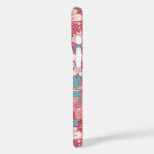 Acanthus viva magenta turquoise Case-Mate iPhone case (Achterkant / Links)