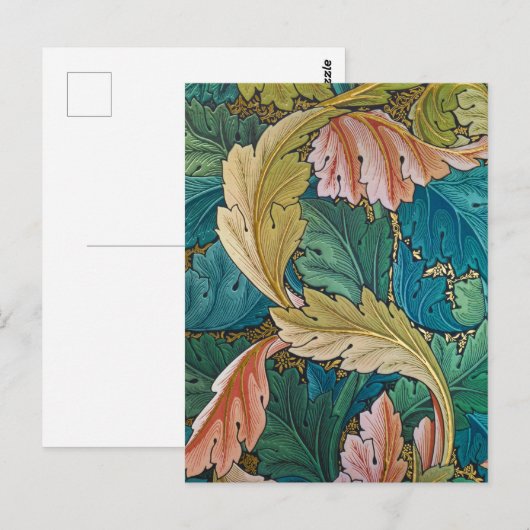 Acanthus, Wallpaper by William Morris Briefkaart (Voorkant / Achterkant)