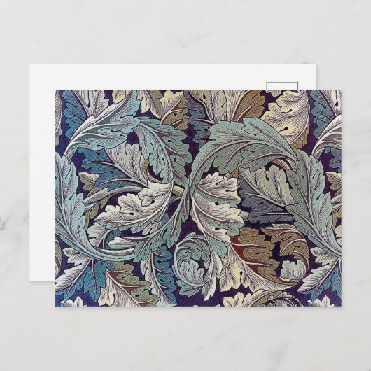 Acanthus William Morris Briefkaart (Voorkant / Achterkant)
