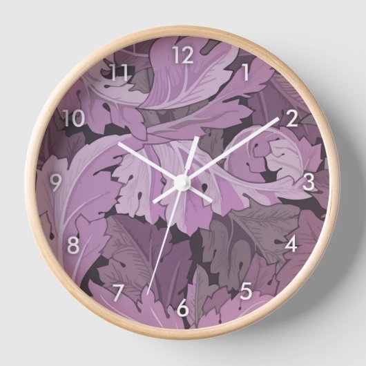 Acanthus William Morris Clock (Voorkant)