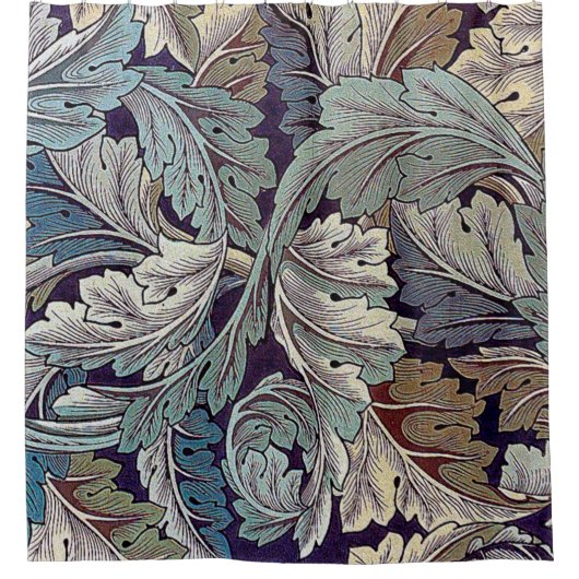 Acanthus William Morris Douchegordijn (Voorkant)