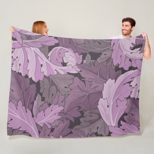 Acanthus William Morris Fleece Deken (In situ)