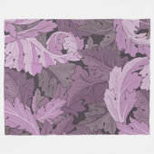 Acanthus William Morris Fleece Deken (Voorkant (Horizontaal))