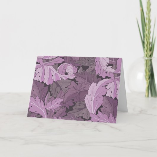 Acanthus William Morris Kaart (Voorkant)