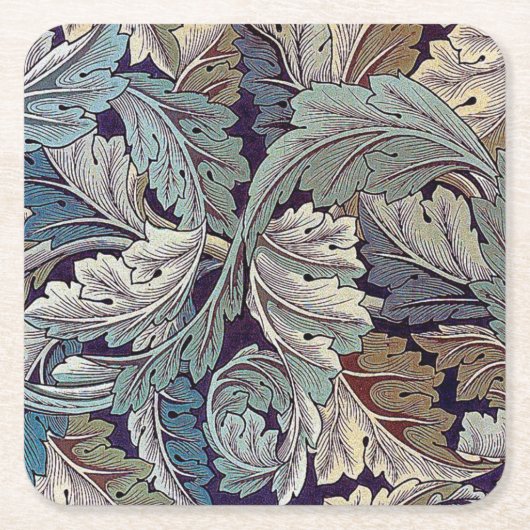 Acanthus William Morris Kartonnen Onderzetters (Voorkant)