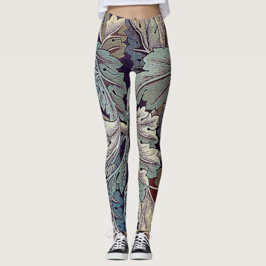 Acanthus William Morris Leggings (Voorkant)