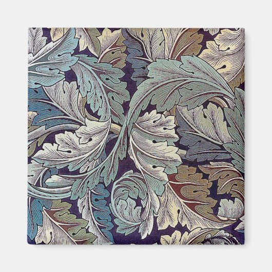 Acanthus William Morris Magneet (Voorkant)