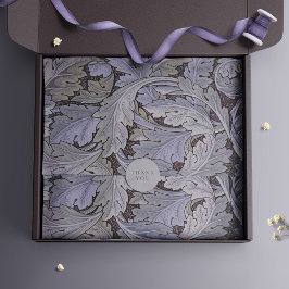 Acanthus William Morris Paarse Bloemen Tissuepapier