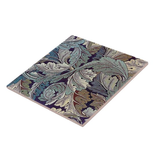 Acanthus William Morris Tegeltje (Zijkant)