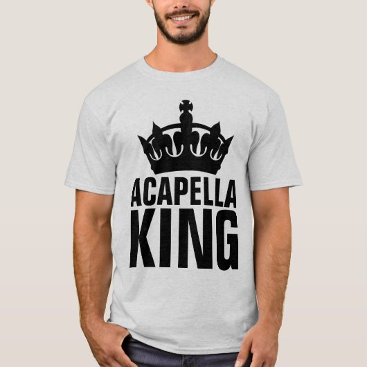 ACAPELLA KING T-SHIRTS (Voorkant)