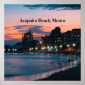 Acapulco Beach, Mexico Poster (Voorkant)