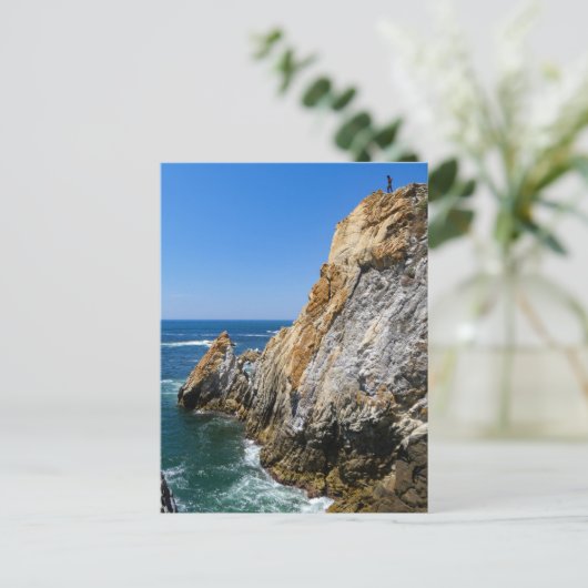 Acapulco Cliff Diver Briefkaart (Staand voorkant)