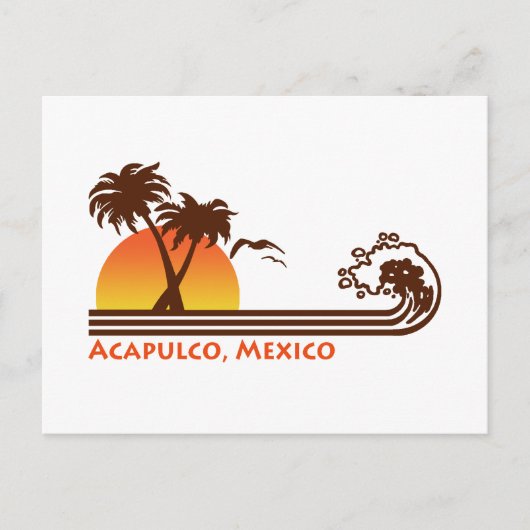Acapulco Mexico Briefkaart (Voorkant)