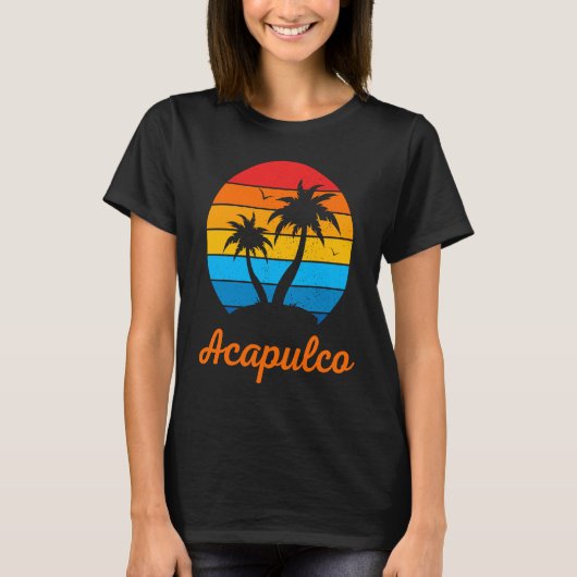 Acapulco Mexico Family Vacation Beach Tropical T-shirt (Voorkant)