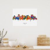 Acapulco Mexico Skyline Poster (Keuken)