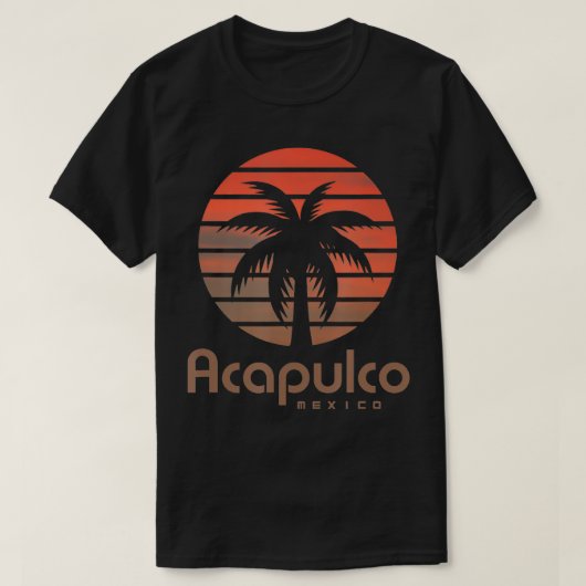 Acapulco Mexico T-shirt (Design voorkant)
