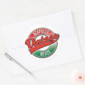 Acapulco Mexico vintage logo Ronde Sticker (Envelop)